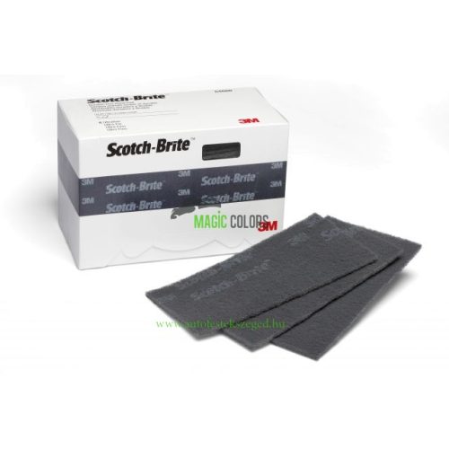 3M 64660 Scotch Brite tartós flexibilis csiszoló lapka P800 szürke 114 x 228mm