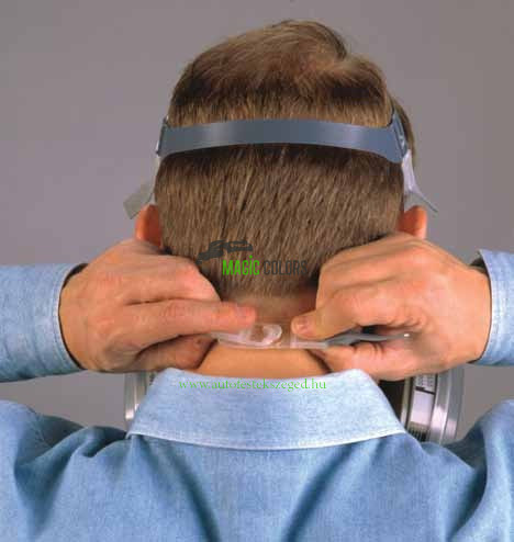 3M™ 7502 Szilikon Ikerszűrős Félálarc (M)