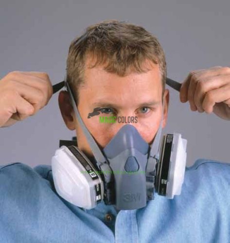 3M™ 7502 Szilikon Ikerszűrős Félálarc (M)