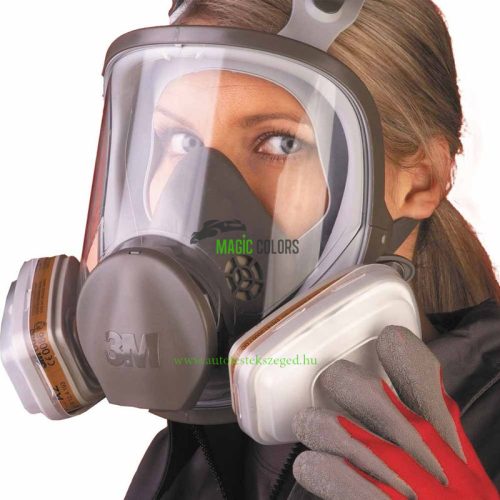 3M™ 6800 Ikerszűrős Teljesálarc, Fényezőmaszk (M)