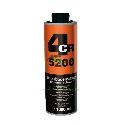 4CR 5200 Fekete Bitumenes alvázvédő (1L)