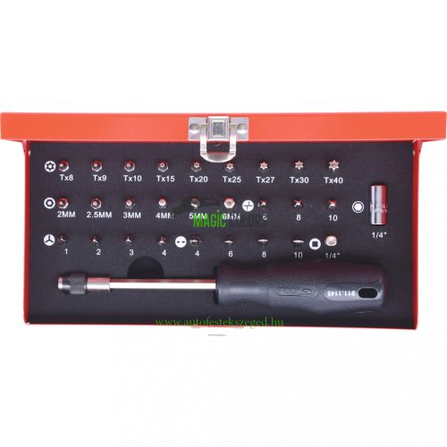 1/4" bitkészlet, 29 részes