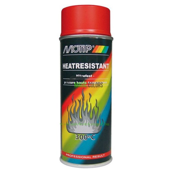 MOTIP Hőálló festék spray - piros 300°C (400ml)