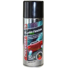 PREVENT Hőálló festék spray - Fekete  700°C-ig (400ml)