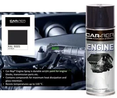 Car-Rep® Black Engine Block Spray 110°C (400ml)