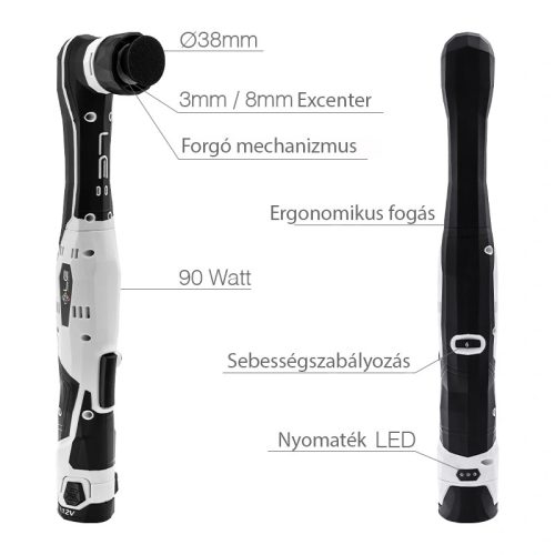 Liquid Elements A1000 V4 Mini Akkumulátoros Polírozó Gép