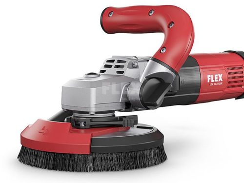 FLEX LD 16-8 125 R, KIT TH-JET Kompakt betoncsiszoló a pormentes élközeli csiszoláshoz, 125 mm