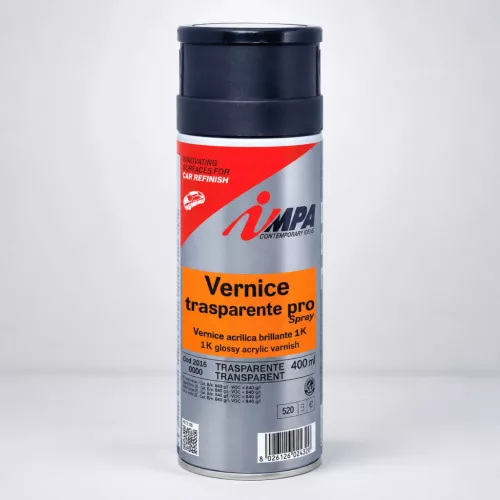 Impa 2016 1K Színtelen Fényes Lakk Spray (400ml)