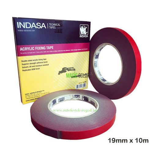 Indasa™ Acrylic Kétoldalas Ragasztószalag (19mm)