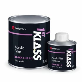   Akril Filler HS 4:1 + Edző (0,8L + 0,2L) / Fekete/ – 1st KLASS