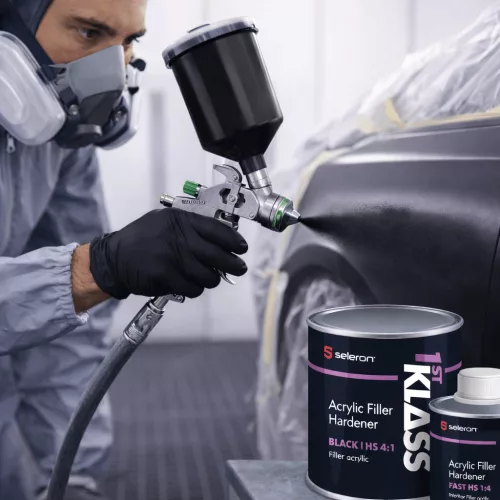 HS 4:1 Acrylic Filler + Hardener 1L /Black/ – 1st KLASS