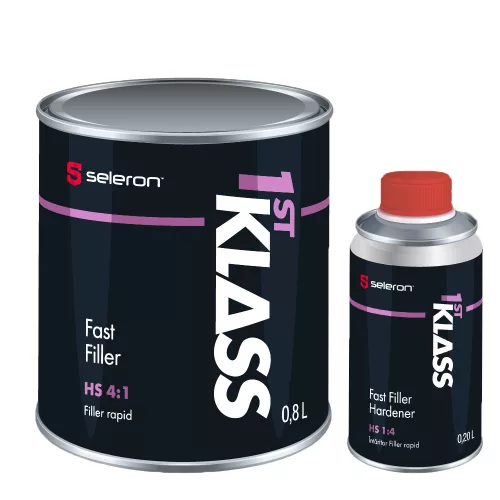 Gyors akril töltőalapozó edzővel 4:1 /Szürke/ – 1st KLASS (0,8L + 0,2L)