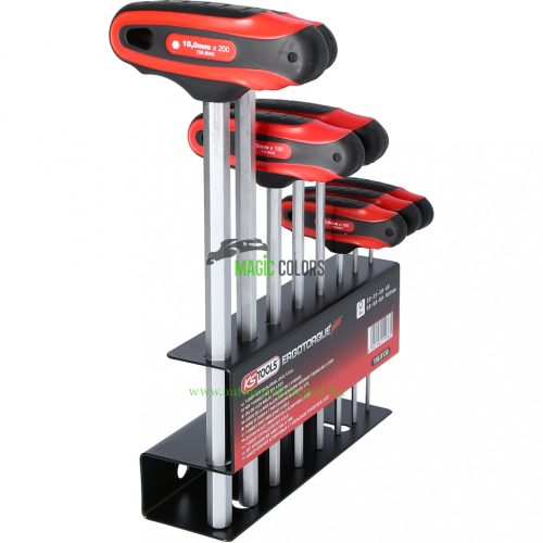 T-fogantyús belső hatlapú kulcskészlet, 8 részes