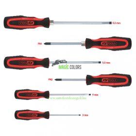 ERGOTORQUEplus Csavarhúzó készlet, 6 db-os, lapos, PH