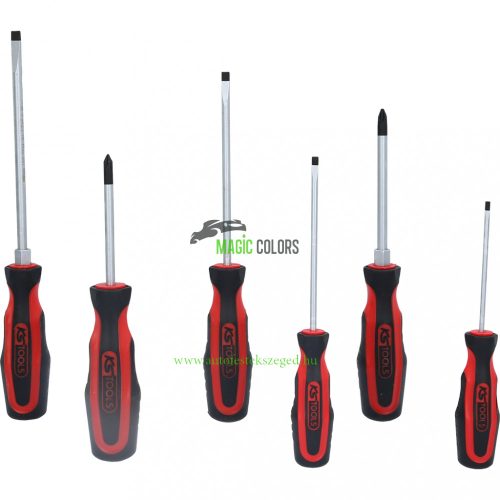 ERGOTORQUEplus Csavarhúzó készlet, 6 db-os, lapos, PH