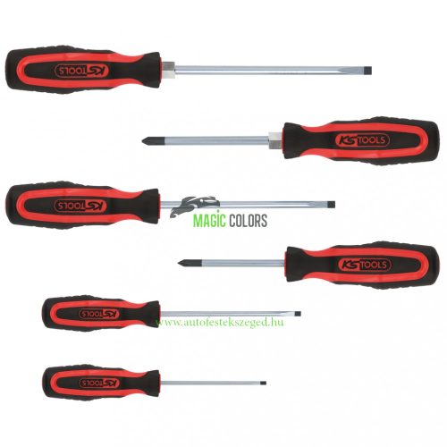 ERGOTORQUEplus Csavarhúzó készlet, 6 db-os, lapos, PH