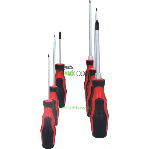 ERGOTORQUEplus Csavarhúzó készlet, 6 db-os, lapos, PH