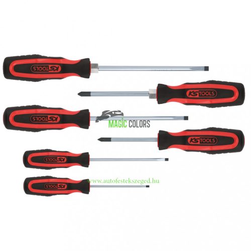 ERGOTORQUEplus Csavarhúzó készlet, 6 db-os, lapos, PH