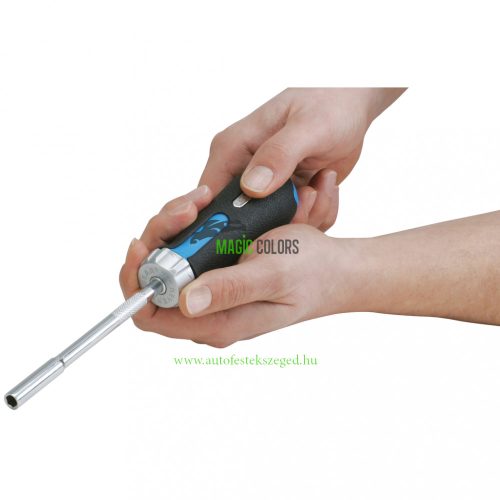 1/4" Revolver racsnis bites csavarhúzó, 7 részes