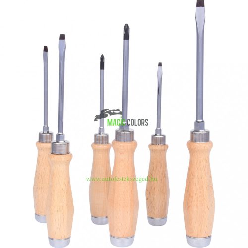 ERGOTORQUE WOODmax üthető csavarhúzók készletben, 6 részes