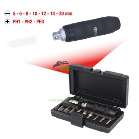 Ütvecsavarozó szett, bitekkel (11 db-os)