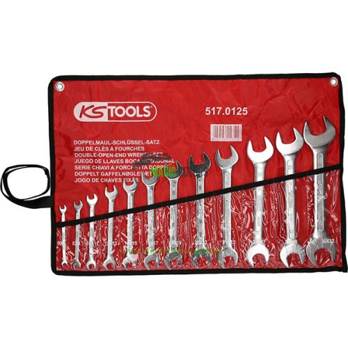 KS TOOLS - KS517.0125 - Kettős villáskulcskészlet (12 részes)