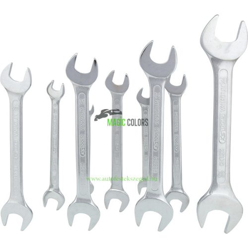 Kétoldalas villáskulcs készletben, 10 részes, 8-32mm