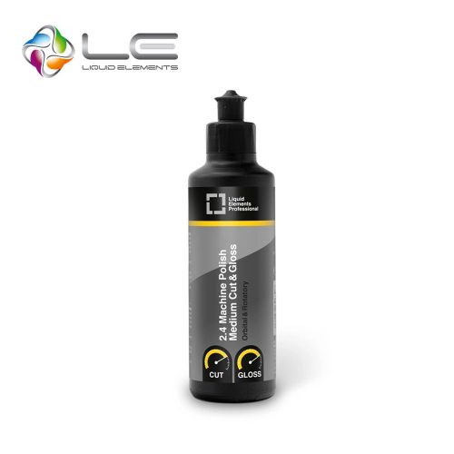 Liquid Elements Professional 2.4 Közepes Polírpaszta - Sárga (250ml) - Excenteres és Hagyományos Gépekhez