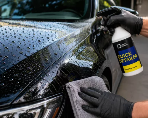 Quick Detailer Gyorsfény és Vízlepergető Spray (500ml) – Liquid Elements 