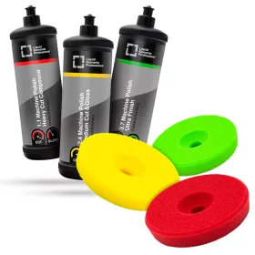   Liquid Elements Polírszett - Excenteres gépekhez (3x125/145mm - 3x1000ml)