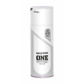   Maston ONE Univerzális Akril festék - RAL 9016 Traffic White - Selyem (400ml)