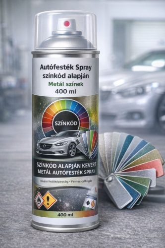 Autófesték Spray Színkód alapján - Metál színek (400ml)