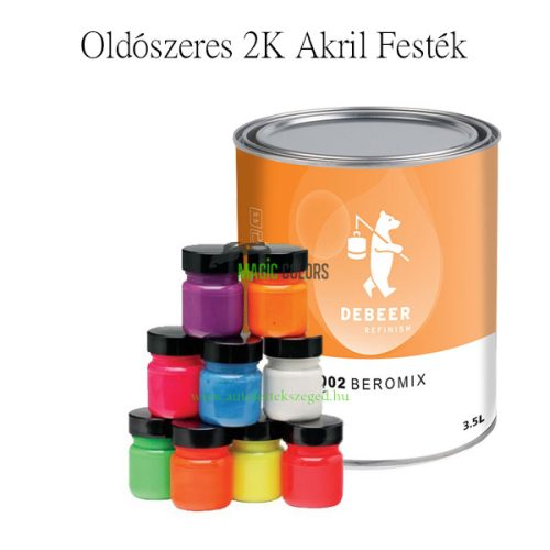 2K Akril - Oldószeres Kevert Festék - (1dl-től)