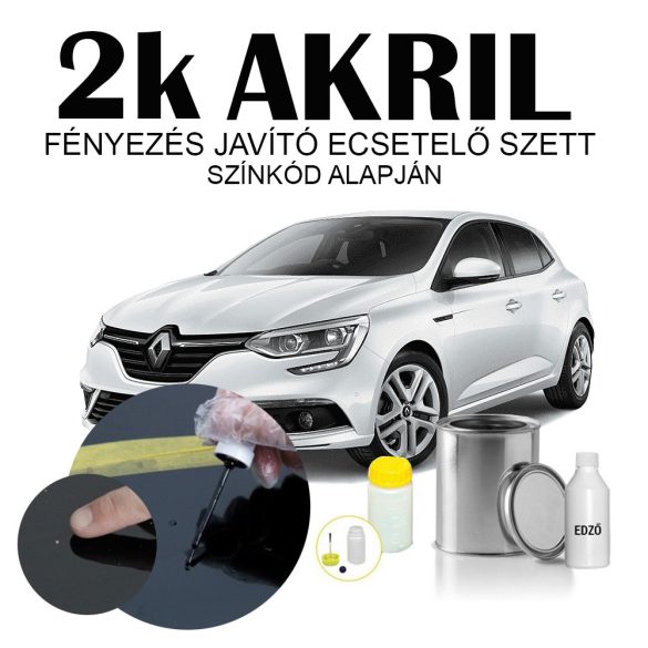 2K Fényezés Javító Autófesték Stift - Színkód Alapján (AKRIL színek)