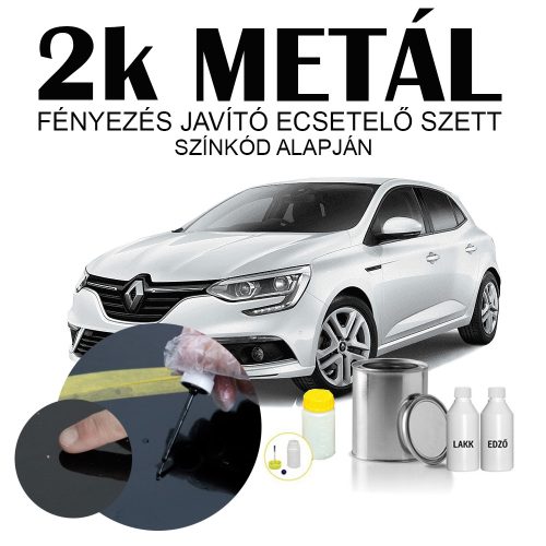 2K Fényezés Javító Autófesték Stift - Színkód Alapján (METÁL színek)
