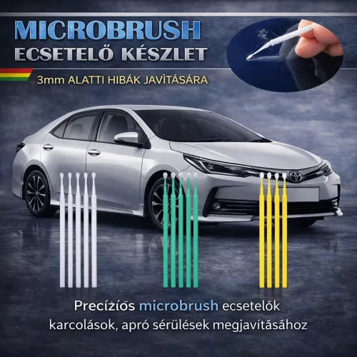 Microbrush ecsetelő szett - Apró sérülések javításhoz (Színkód alapján)