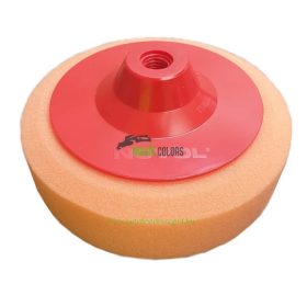 Novol Quattro közepes narancssárga polírszivacs (M14)