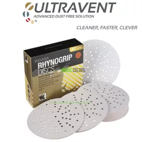 Indasa HT Line Rhynogrip Ultravent Sanding Discs (150mm)