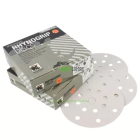   Indasa 6" Rhynogrip White Line 17-Hole Vacuum Sanding Discs (150mm)
