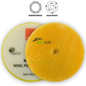   Rupes gyapjú korong Ø150-170mm (sárga-közepes) - LHR és Mille gépekhez