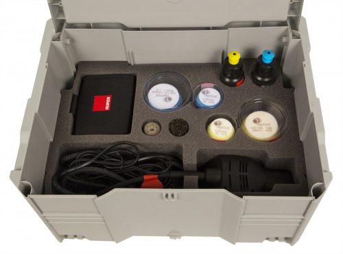 RUPES BigFoot Nano Ibrid L - Hosszú nyakú / Luxury Mini Polírozógép csomag