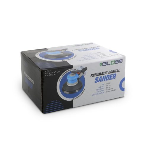 Soll Gloss Pneumatikus Orbitális Csiszológép - 5mm (150mm)
