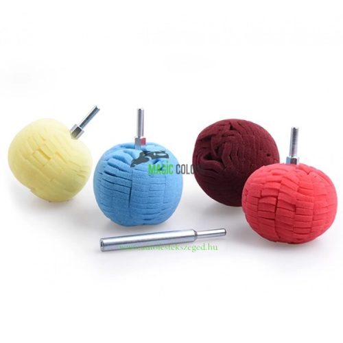 SUN Sárga - Durva polírlabda (77mm)