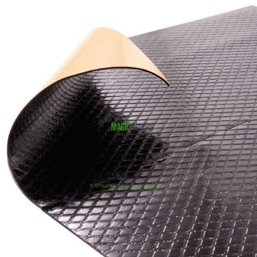 Vaber Self-Adhesive Sound Deadening Sheet – Grid Pattern (500×500 mm)