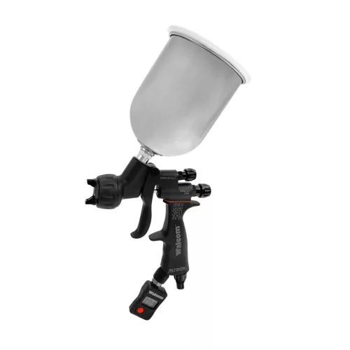 Walmec W023012 Genesi Carbonio Evo Halo Base 1.2 Spray Gun – With Pressure Regulator