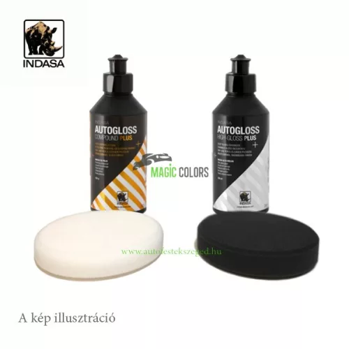 Indasa egy lépcsős polírszett - polírpaszta + szivacs - Kicsi (Kiöntött)