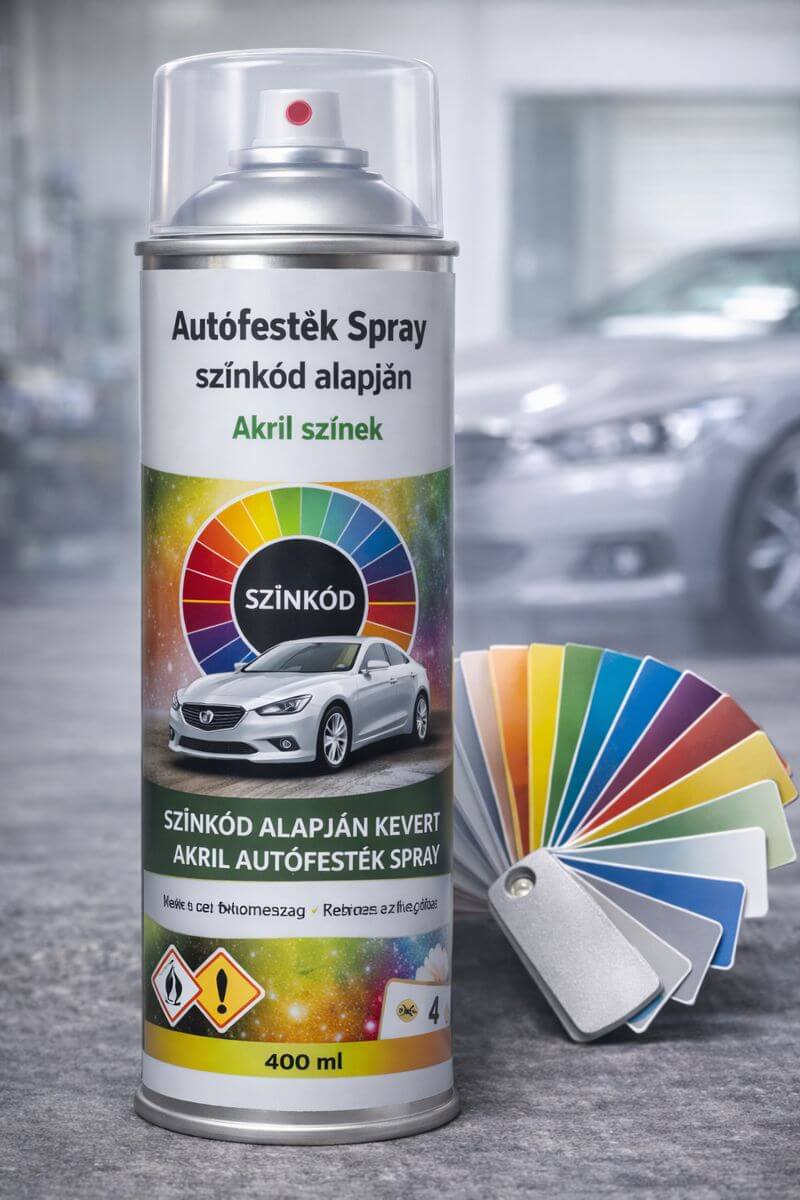Akril autófesték spray – színkód alapján