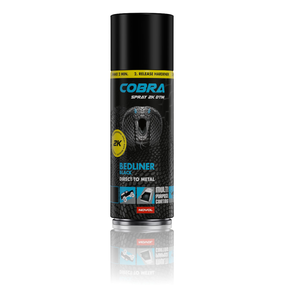 Cobra Spray 2K DTM - Fekete (400ml)