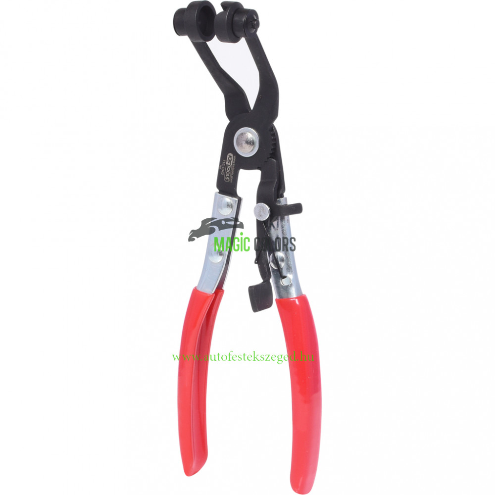 KS-TOOLS Csőbilincsfogó, hajl., 220mm