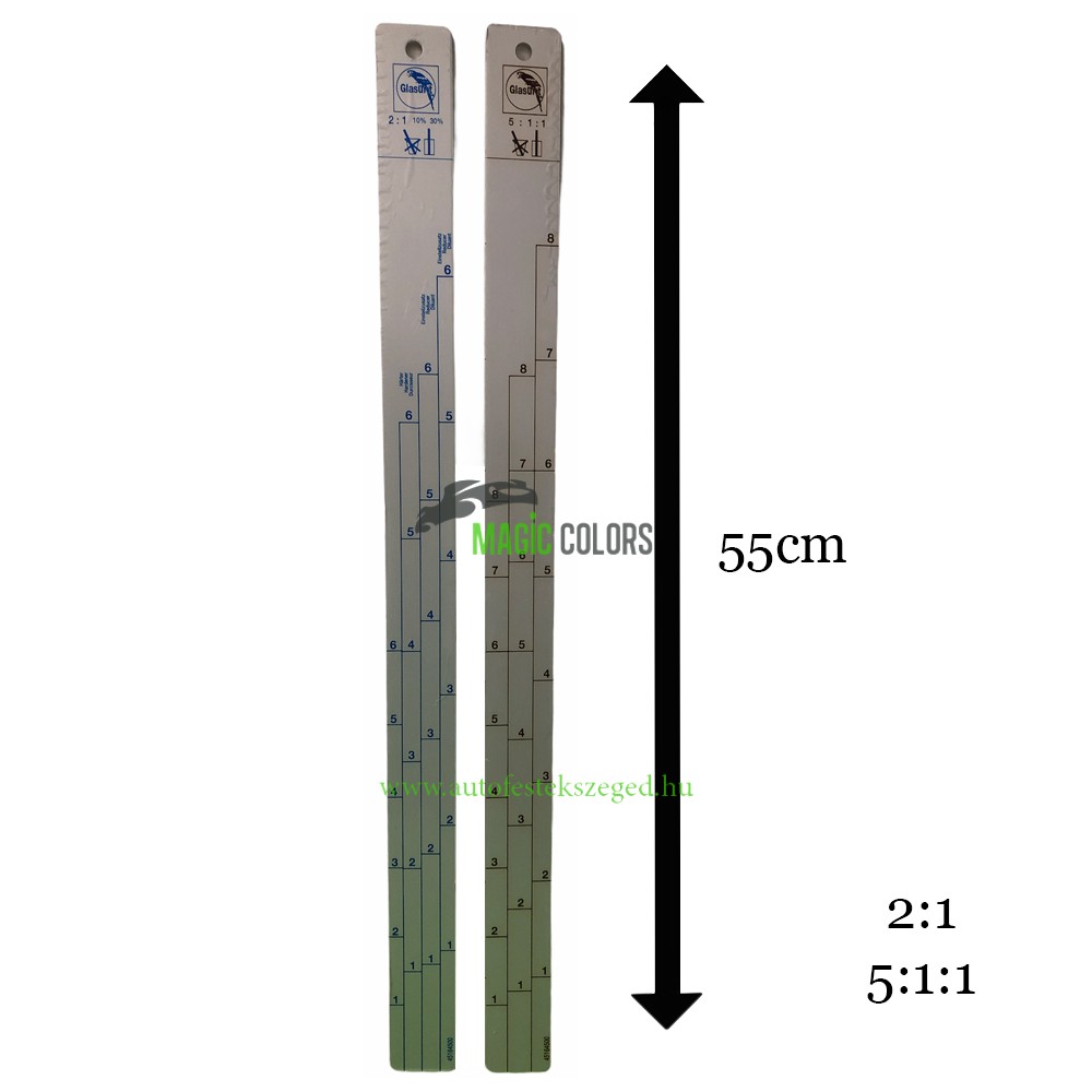 Glasurit Alu keverőpálca 55cm (2:1/5:1:1)